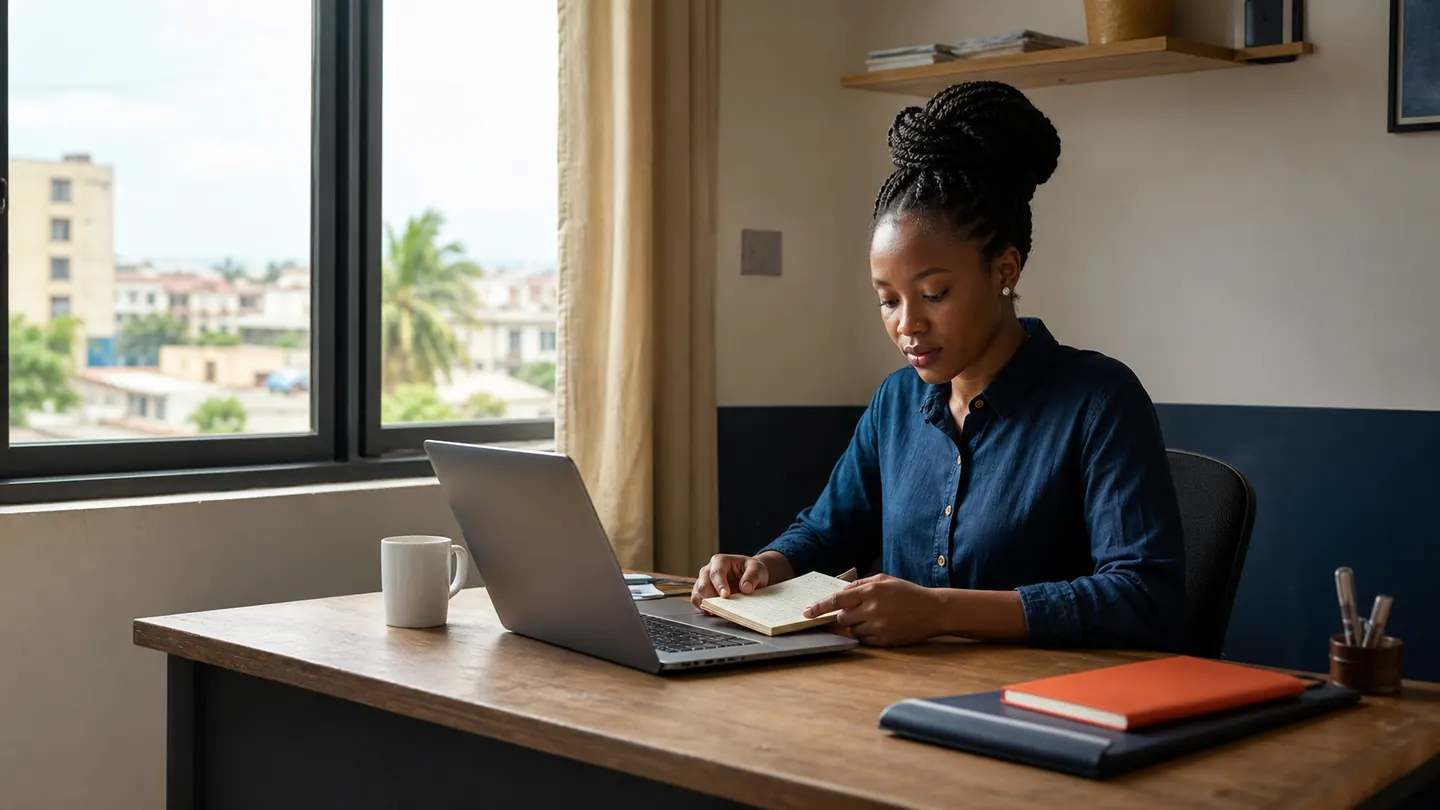Scène éditoriale pour le guide « Quels outils gratuits pour démarrer une entreprise ? »