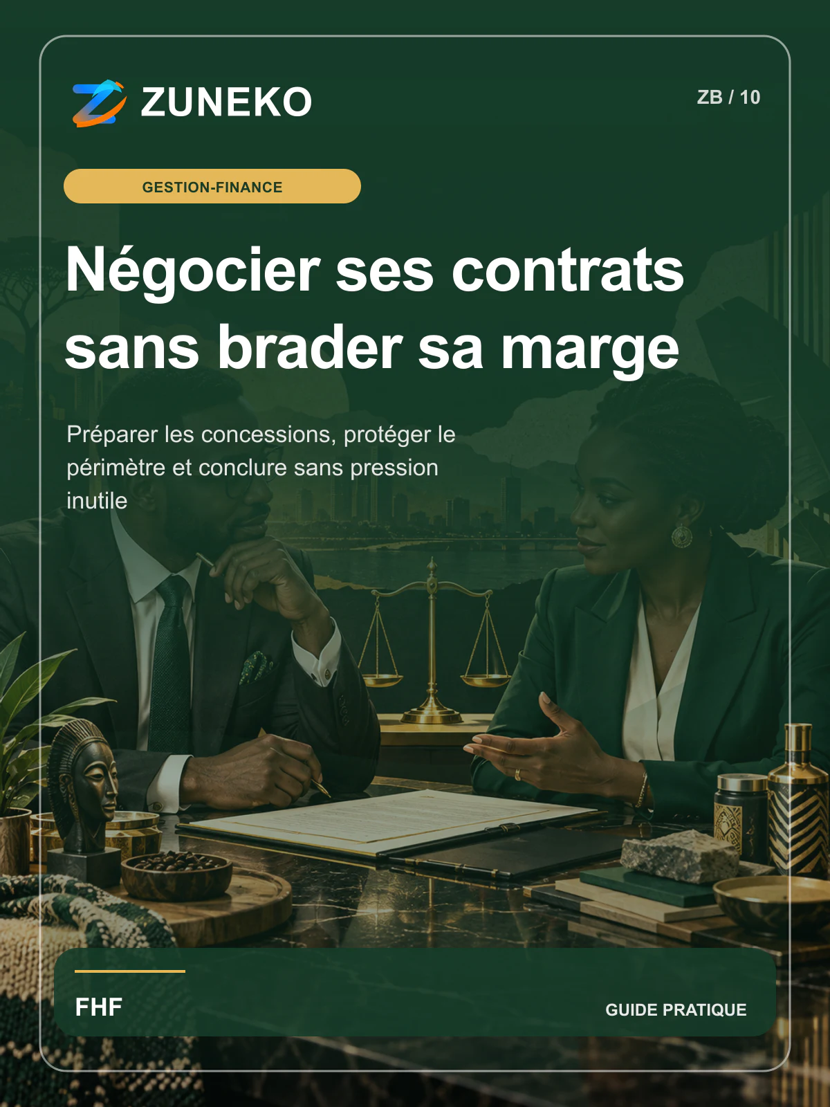 Couverture de Négocier ses contrats sans brader sa marge